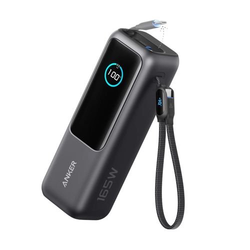 Anker Power Bank 25,000mAh 165w Built-in and Retractable Cable
